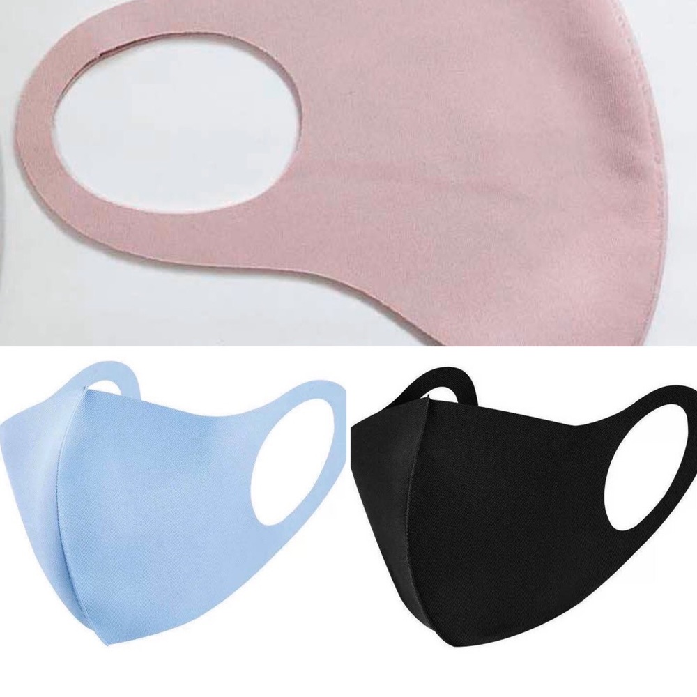 Lot of 3 Protective Stretch Face Mask Men/Women